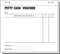 Petty Cash Voucher Pad